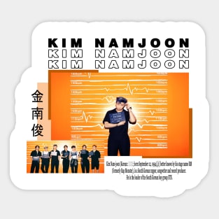 Kpop Designs RM BTS Sticker